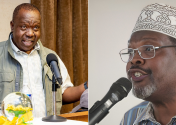 A Collage On Fred Mating’i And Miguna Miguna. Photo/ Miguna, Matiang’i