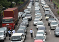 Heavy Traffic On Mombasa Road. Photo | File,,,,, Kenha