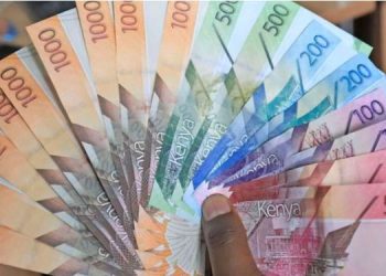 A Photo Of Someone Holding Kenyan Bank Notes. P