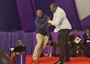 Drama As Uda And Odm Mps Exchange Blows At Kisii Funeral