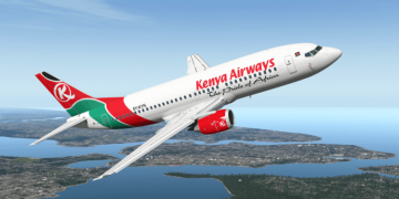 A Kq Plane. Photo/Kenya Airways