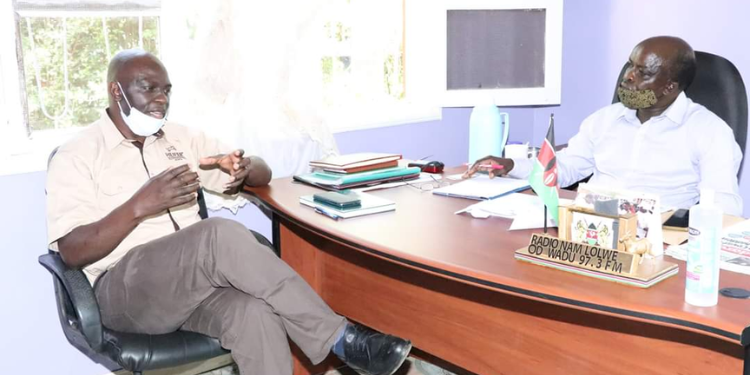 Eliud Owalo Mourns Radio Nam Lolwe General Manager Washington Oguya