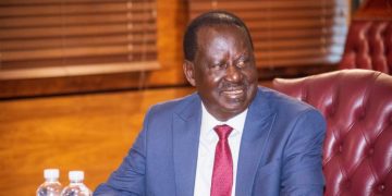 Former Prime Minister Raila Odinga.