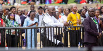 Rev Julian Kyula During The 2025 Rhema Feast At Uhuru Park. Photo-Rhema Fest