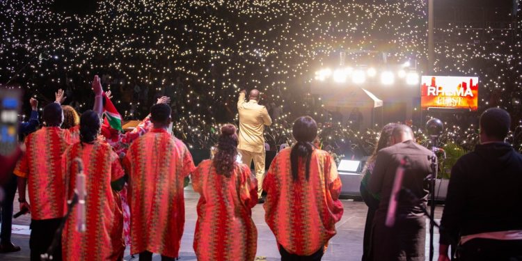Meet Julian Kyula, Man Behind The Just Concluded Rhema Feast Photo Of The Congregation At Rhema Feast 2025