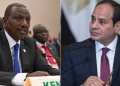 President William Ruto And Egyptian President Abdel Fattah El-Sisi. Photo/ Pcs