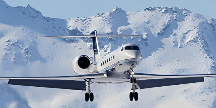 The Gulfstream Gv (T7-Vvv) Jet, Owned By Skymark Executive.