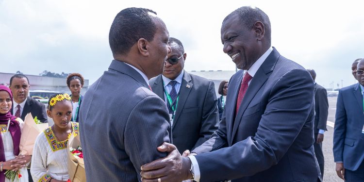 President Williams Ruto Arrived In Addis Ababa 