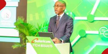 Safaricom Ceo Dr. Peter Ndegwa. Photo/Safaricom.