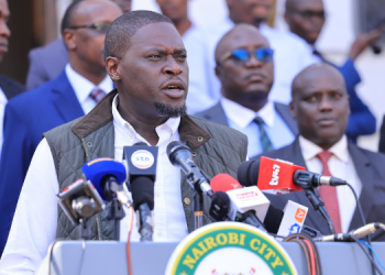 Nairobi County Governor Johnson Sakaja. Photo/ Sakaja Whatsapp Channel