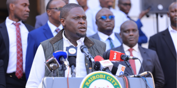 Nairobi County Governor Johnson Sakaja. Photo/ Sakaja Whatsapp Channel