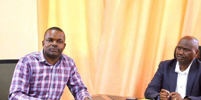 Ruto Fires Govt Delivery Unit Boss, New Head Appointed New Acting Head Of The Government Delivery Unit (Gdu) Sitati Olando (Left) During A Past Meeting In January 20, 2025. Photo Central Rift Valley Water Works Agency