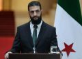 Syrian Interim President Ahmed Al-Sharaa.