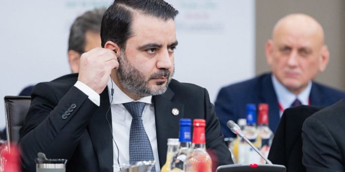 Foreign Minister Of Syria Asaad Al-Shaibani. 