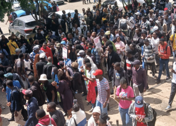 Tuk Vc Students Demonstrating On February 3, 2025. Photo/ Ugc.