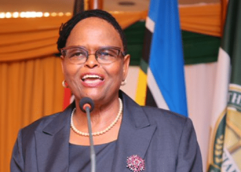 Photo Of Chief Justice Martha Koome Addressing A Gathering At A Past Event. Photo/Judiciary