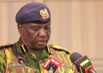 Police Ig Douglas Kanja During National Police Service Strategic Leadership Dialogue At The National Police Leadership Academy, Ngong On August 20, 2025. Photo/Nps.