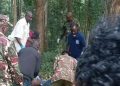Police At The Scene Where A Kisii University Student Committed Suicide. Photo/Rogers Otiso.