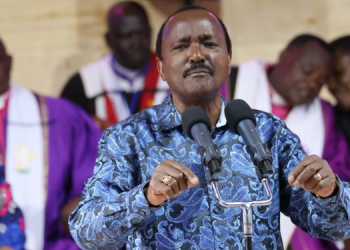 Wiper Leader Kalonzo Musyoka Speaking At The Calvary Christian Church, Mutituni, Machakos County.