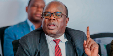 UASU Secretary General Dr Constantine Wasonga addressing the media at UASU Head office in Nairobi on October 28, 2024 PHOTO| Business daily