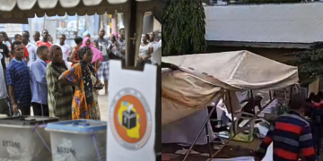 Live Blog: Protests Break Out In Tanzania During General Election A Collage Showing Tanzanians Standing In Line To Vote Alongside Images Of A Destroyed Polling Station. Photo/Human Rights Watch/I Am Chege