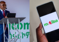 Safaricom-Backed M-Tiba Under Probe Over Alleged Personal Data Breach A Photo Collage Showing Safaricom Ceo Peter Ndegwa And A Person Holding A Phone Displaying The M-Tiba App Photo/Safaricom/Techtrends