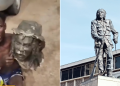 Man Arrested After Beheading Dedan Kimathi Statue At Uhuru Park