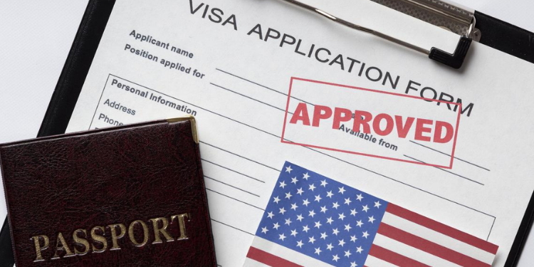 A Photo Of A Passport And Us Visa Application Form Photo/The Hindu