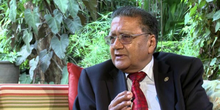 A Photo Of Billionaire Manu Chandaria Photo/Bizna Kenya 
