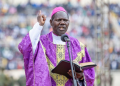 A Photo Of Bishop Kodia Leading Raila’s Final Service. Photo/Ruto