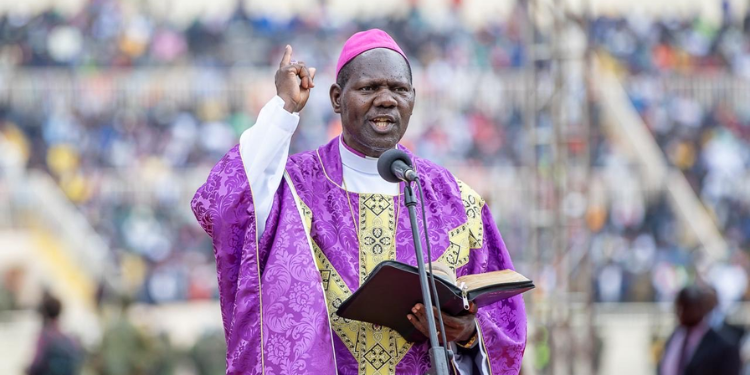 Live Blog: Raila’s Family Bids Him Farewell With Touching Tributes A Photo Of Bishop Kodia Leading Raila’s Final Service. Photo/Ruto