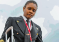 A Photo Of Captain Saviamaria Ondego After Piloting The Kenya Airways Flight That Carried The Body Of Raila Odinga On October 16. Photo/Kenya Airways