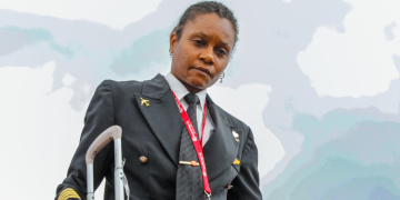 A Photo Of Captain Saviamaria Ondego After Piloting The Kenya Airways Flight That Carried The Body Of Raila Odinga On October 16. Photo/Kenya Airways