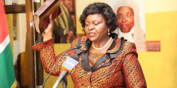 A Photo Of Cra Chairperson Mary Chebukati During Her Swearing-In Ceremony Photo/Nation