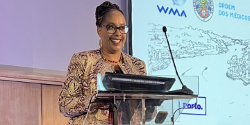 A Photo Of Jacqueline Kitulu, Kenyan Doctor Inaugurated President Of World Medical Association Photo/Wma