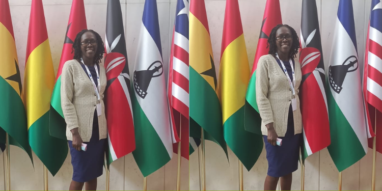 A Photo Of Jepkosgei Chemoiwa, Who Won The Au Best Teacher Award Photo/Tsc