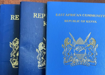 A Photo Of Kenyan Passport. Photo/Nairobi Laws