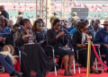 A Photo Of Raila Jr., Winnie Odinga, Mama Ida, And Rosemary Odinga During The State Funeral Of The Late Raila Odinga. Photo/Pcs