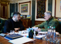 A Photo Of Ukrainian President Volodymyr Zelenskyy And Ukraine’s Foreign Intelligence Service Oleh Ivashchenko Photo/ Volodymyr Zelenskyy X