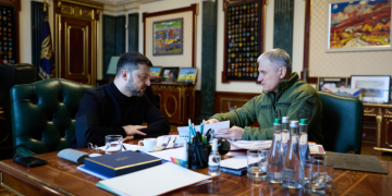 A Photo Of Ukrainian President Volodymyr Zelenskyy And Ukraine’s Foreign Intelligence Service Oleh Ivashchenko Photo/ Volodymyr Zelenskyy X