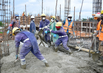 A Photo Of Workers At The Affordable Housing Construction Site Photo/Raymond Amollo X