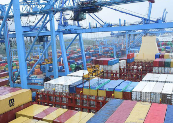 A Photo Showing Containers Stacked At The Port Of Mombasa. Photo/Nation