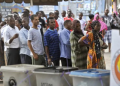 Live Blog: Protests Break Out In Tanzania During General Election A Photo Showing Tanzanians Standing In Line, Ready To Cast Their Votes.photo/Human Rights Watch