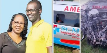 Joseph Omido And Wife, Margaret Kavuu Of Cbk Died In Ambulance Accident