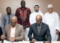A Photo Showing Congo Govt, M23 Officials Signing A Ceasefire Monitoring Deal In Doha On October, 2025 Photo/Qatar Ministry Of Foreign Affairs