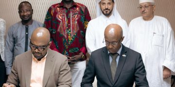 A Photo Showing Congo Govt, M23 Officials Signing A Ceasefire Monitoring Deal In Doha On October, 2025 Photo/Qatar Ministry Of Foreign Affairs