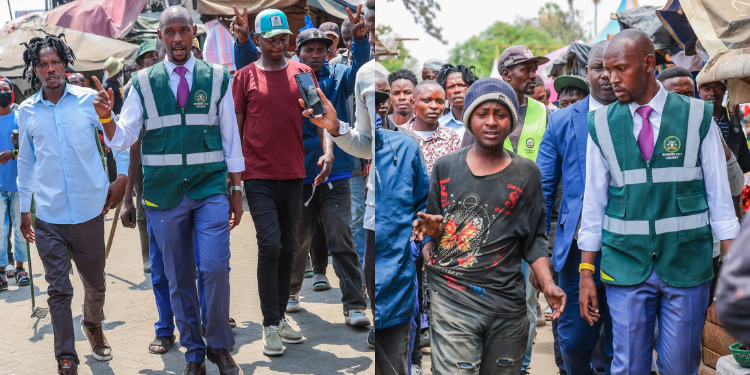 Nairobi City County Chief Officer For Environment Geoffrey Mosiria, During The Crackdown On Illegal Dumping Along Jogoo Road On September 30, 2025. Photo/Mosiria X.