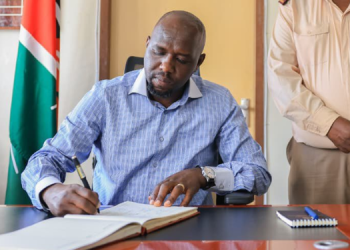 Interior Cs Kipchumba Murkomen During A Jukwaa La Usalama In Siaya County On September 17, 2025. Photo/Ministry Of Interior.