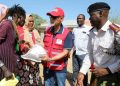 Ifrc Secretary General, Jagan Chapagain, Speaks To Communities Affected By Drought In Marsabit, Kenya During A Distribution Of Food Assistance In May 2022 Photo: Kenya Red Cross Society