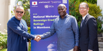 Treasury Cs John Mbadi With Japan And Un Officials. Photo/ Treasury